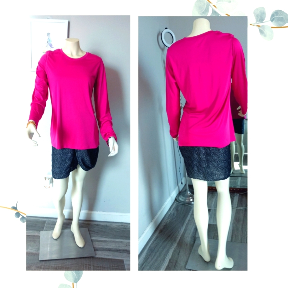 Hanes Sport Top long sleeves XL  Pink.
